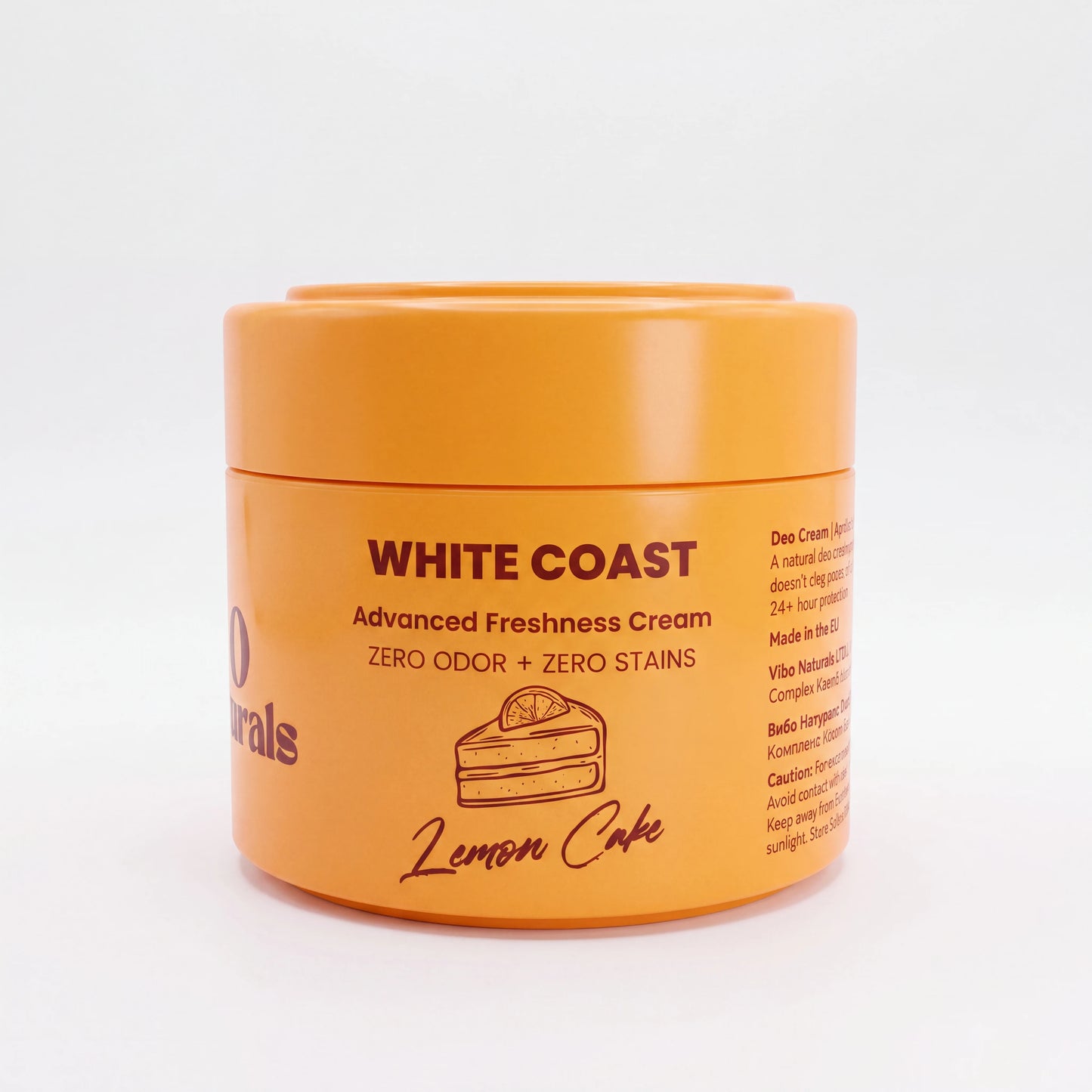WHITE COAST Натурален крем-дезедорант