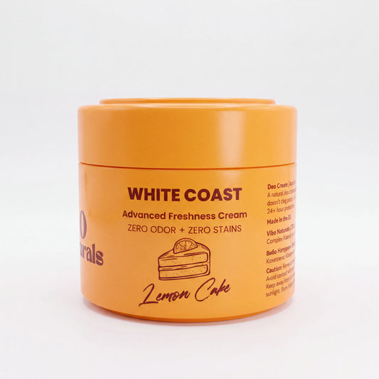 WHITE COAST Натурален крем-дезедорант
